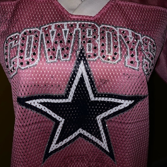 Tops | Dallas Cowboys Pink Jersey | Poshmark